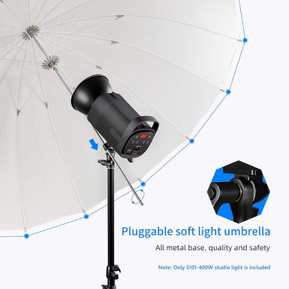 Neewer 10099483 400W Studio Strobe Flash Monolight