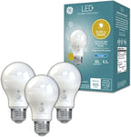GE 93121487 Dusk to Dawn LED A19 Light Bulbs, 3-Pack