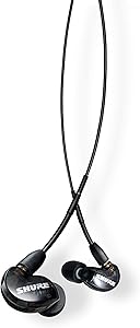 Shure SE215-K-UNI Sound Isolating Earbuds: Black (Renewed)