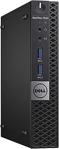 Dell Optiplex 7040 Micro Business Desktop, i7 6700T, 16GB, 256GB SSD, Renewed