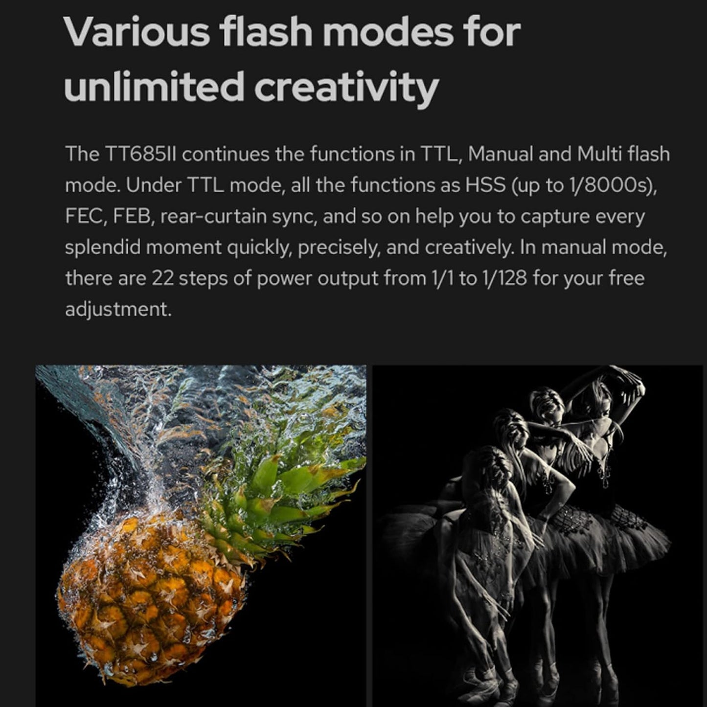 Godox TT685II-F TTL Speedlight Camera Flash for Fuji