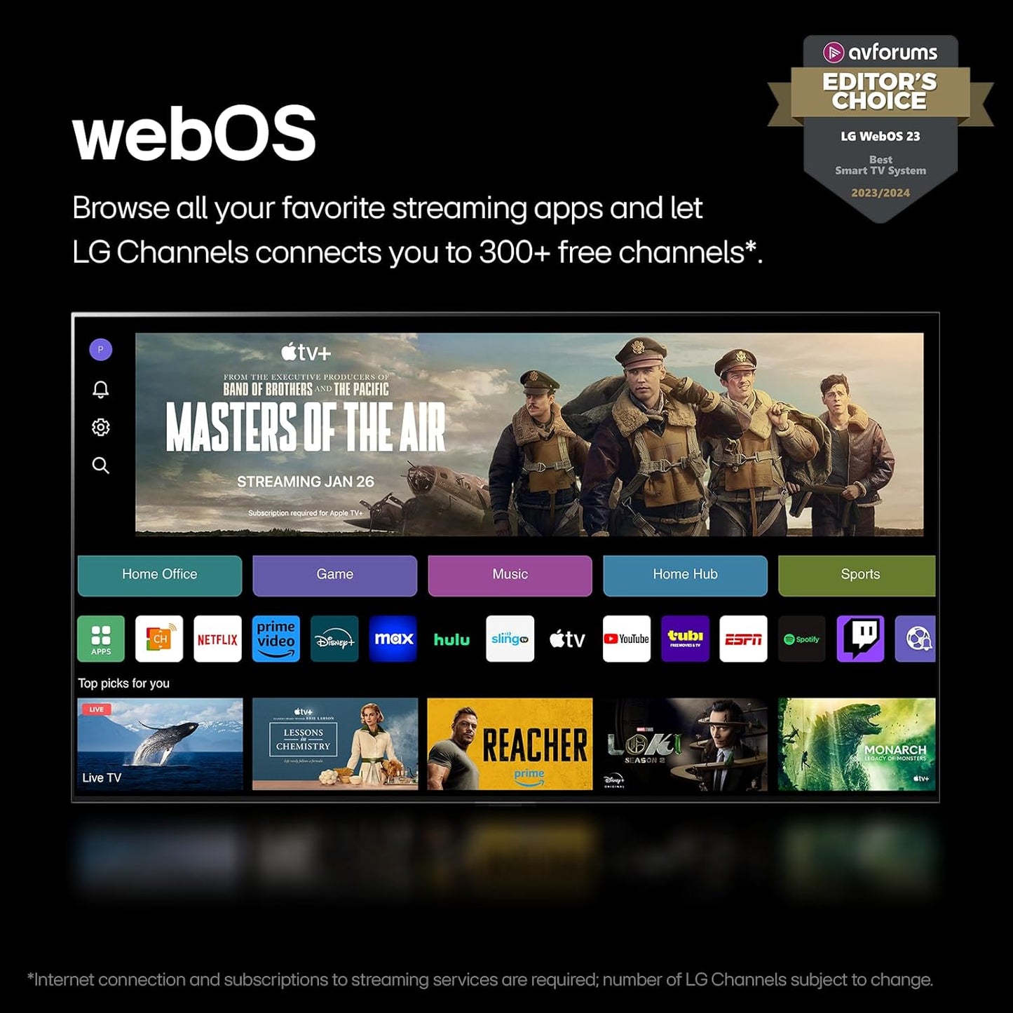 LG 2024 55QNED80T QNED 4K Smart TV with AI Processor