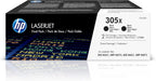 HP 305X Black High-Yield Toner Cartridge 2-Pack