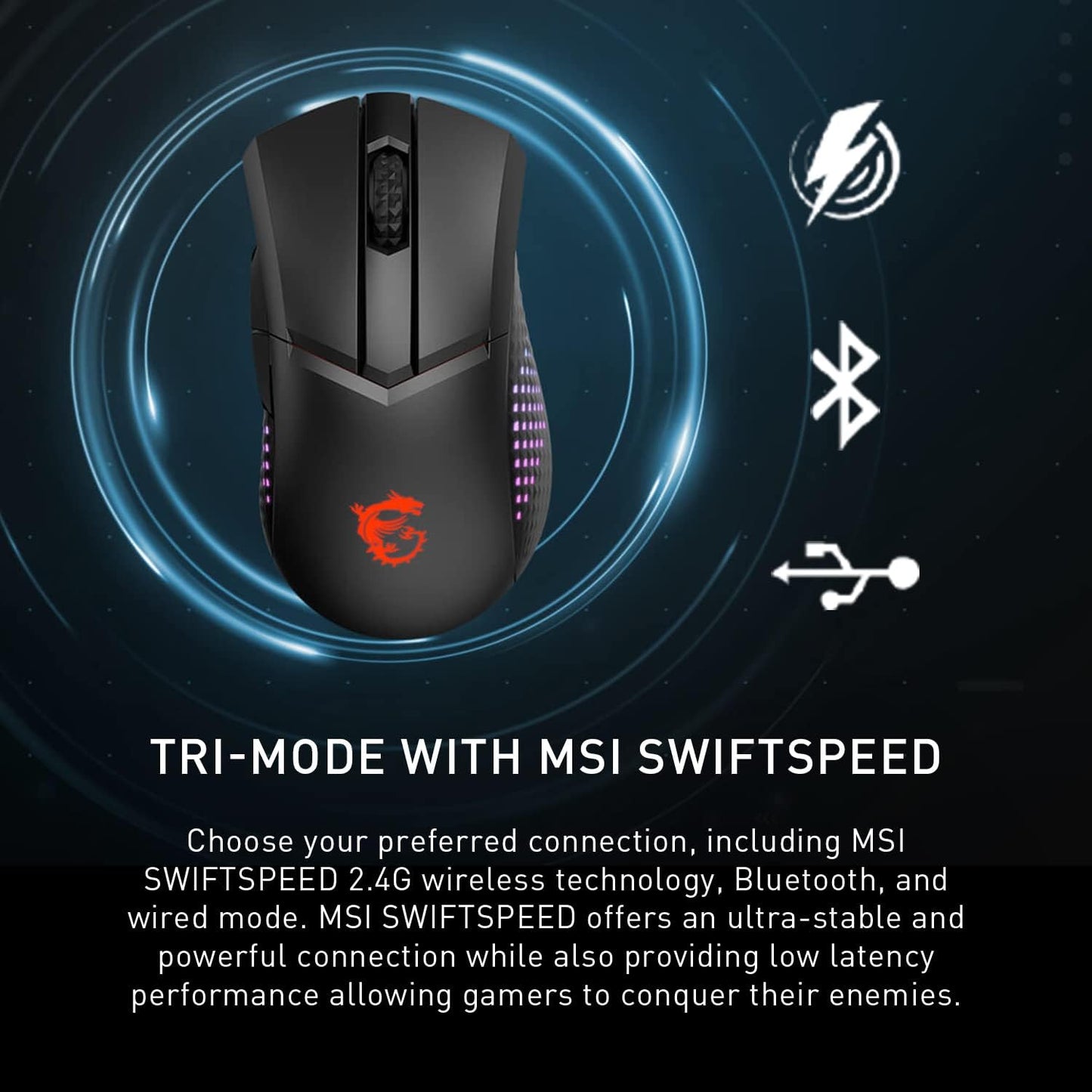 MSI Clutch GM51: Lightweight Wireless Gaming Mouse
