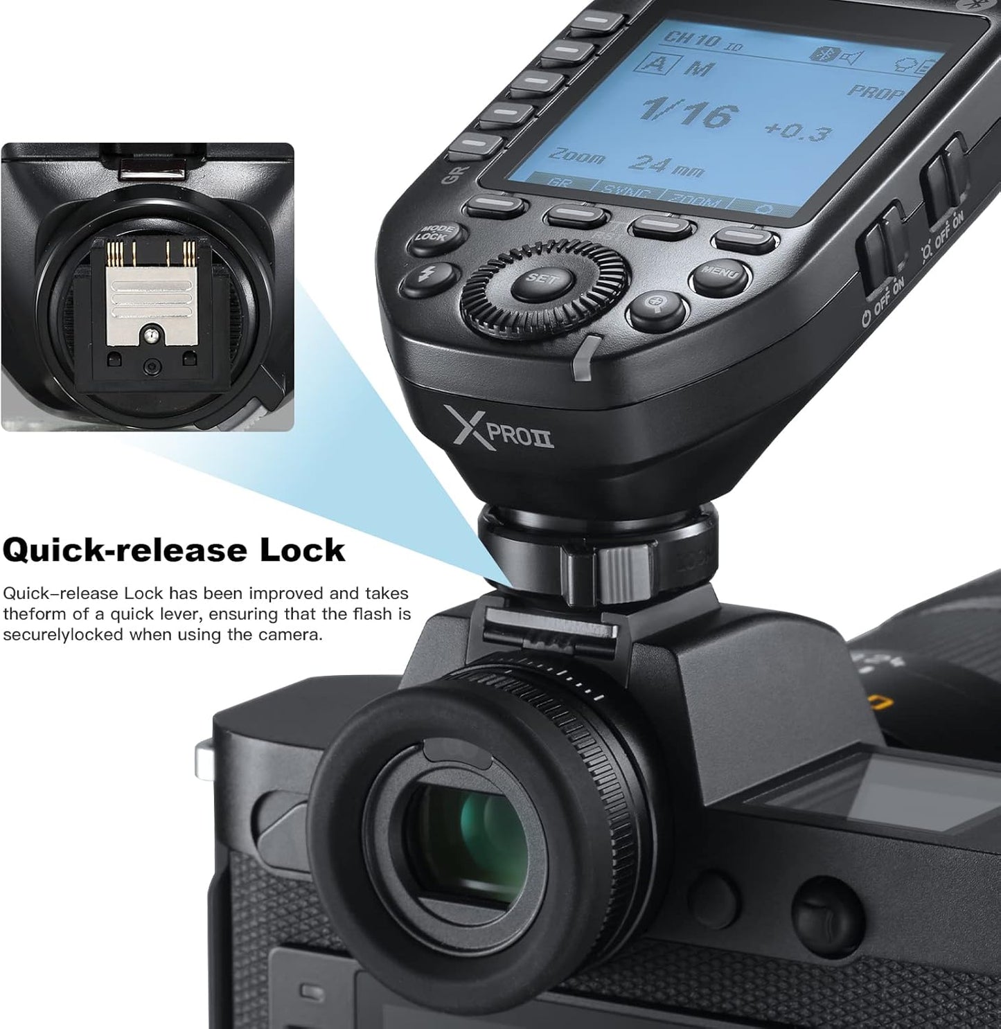 Godox XProII-S TTL Wireless Flash Trigger for Sony