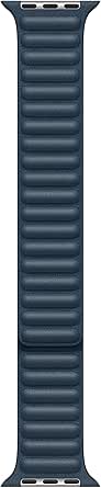 Apple Watch Band - Leather Link 40mm Baltic Blue