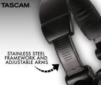 Tascam TH-03 Closed-Back Studio Monitoring Headphones Black