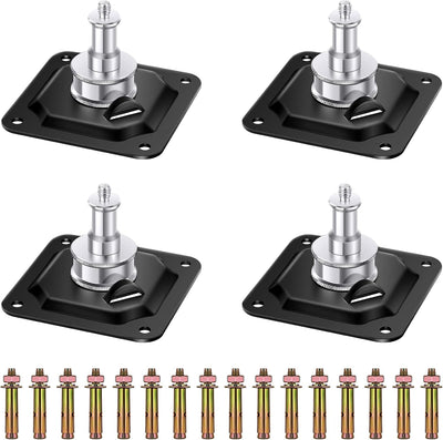Neewer ST-NA-9: Ceiling Mount Adapter with 5/8” Stud and 1/4” Screw (4 Pack)