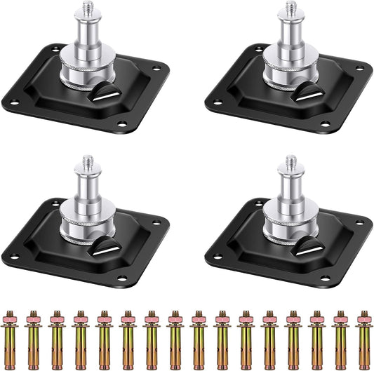 Neewer ST-NA-9: Ceiling Mount Adapter with 5/8” Stud and 1/4” Screw (4 Pack)