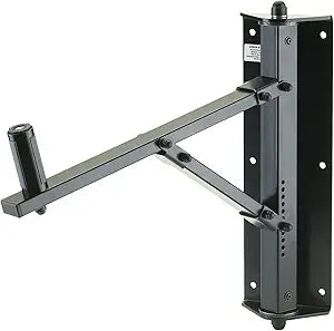 K&M 24120 Speaker Wall Mount Swivel Bracket — main product image