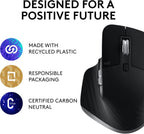 Logitech MX Master 3S Mac Wireless Mouse - Space Gray (Renewed)