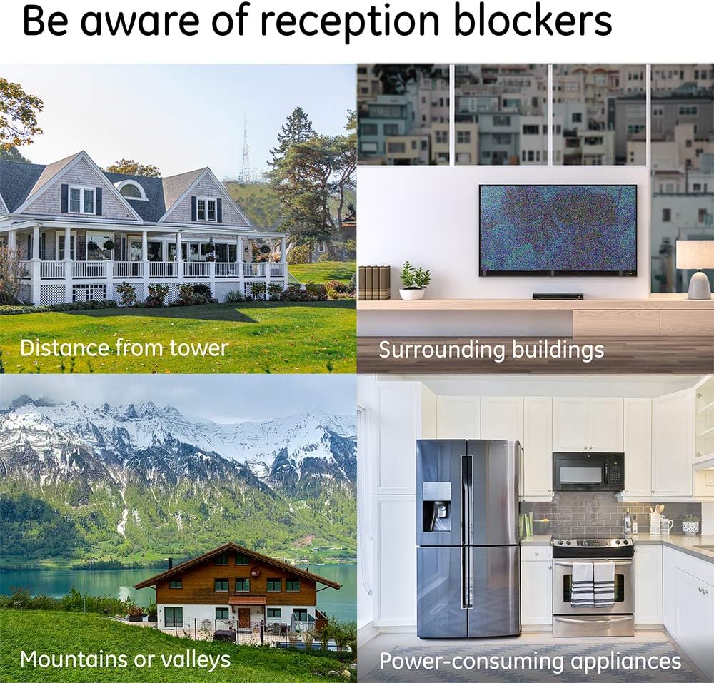 GE 33685 Outdoor HD Digital TV Antenna Yagi Style