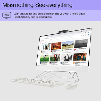 HP 24-cb1210 24" All-in-One Desktop - i5, 8GB RAM, 256 GB SSD, FHD