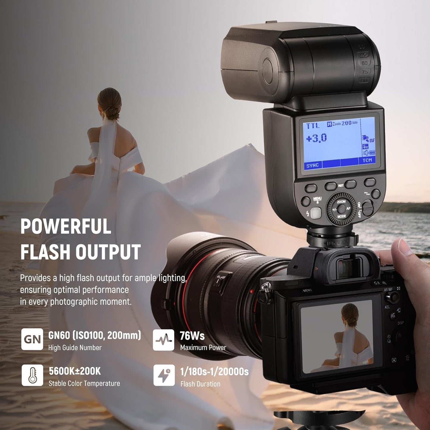 Neewer Z760-S TTL Speedlite Flash for Sony