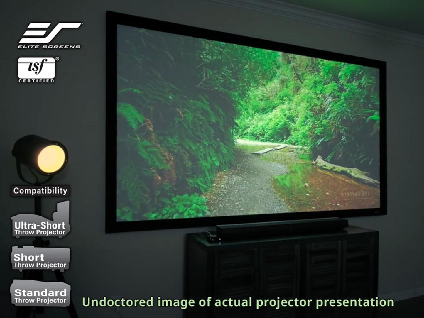 Elite Screens SB135WH2 135" UST Projector Screen