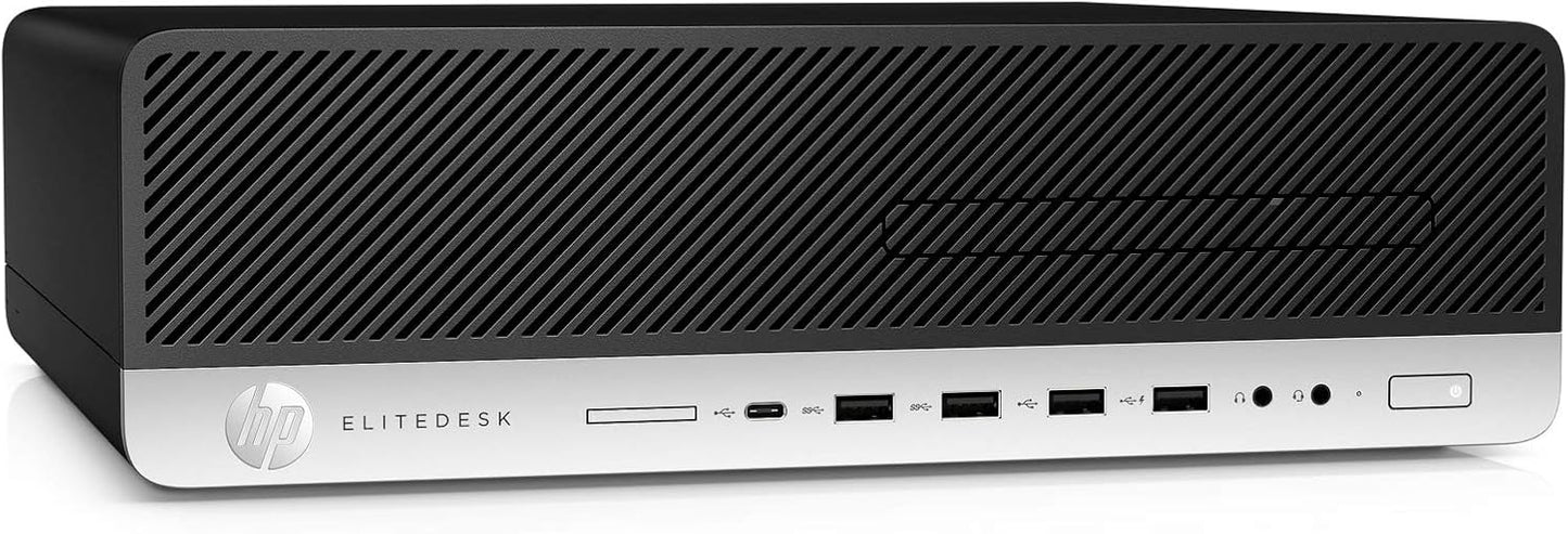 HP EliteDesk 800 G3 SFF i5 Desktop, 16GB, 128GB SSD (Renewed)
