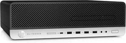HP EliteDesk 800 G3 SFF i5 Desktop, 16GB, 128GB SSD (Renewed)