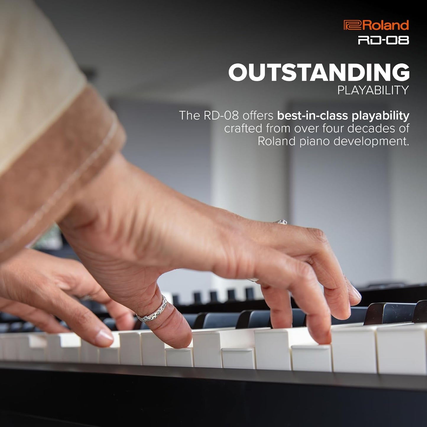 Roland RD-08 88-Key Stage Piano Weighted Action Keyboard