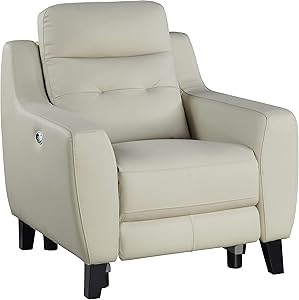 Lexicon 194840129721 Schuyler Cream Power Recliner — main product image