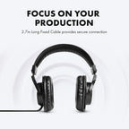 M-Audio HDH40 Over-Ear Studio Monitoring Headphones