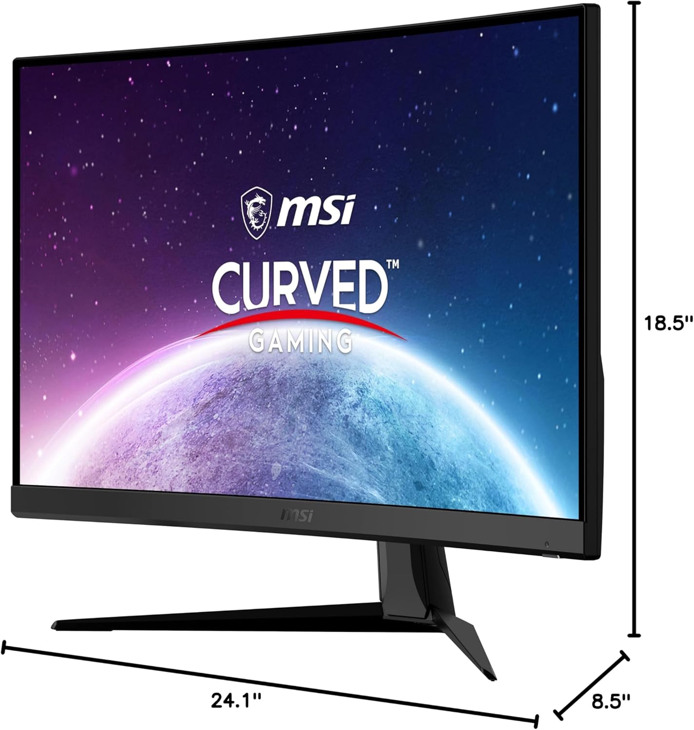 MSI G27C4 E3 27" 180Hz Curved Gaming Monitor: 1ms, FHD
