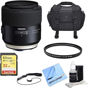 Tamron E1TM85F18DIC SP 85mm f1.8 Canon EF Lens Bundle