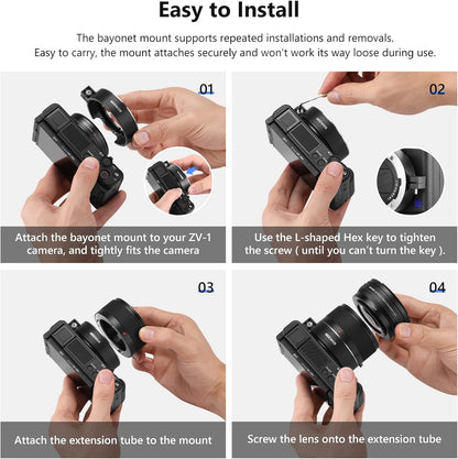 Neewer 10100457 18mm Wide Angle Macro Lens Sony ZV1