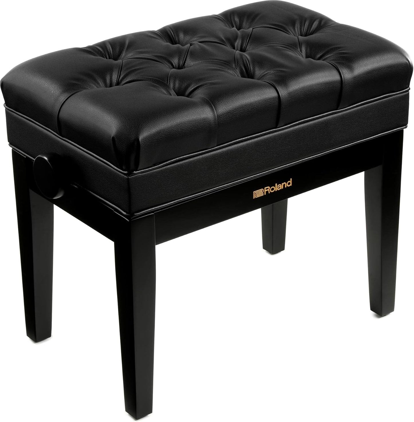 Roland RPB-500BK-US Piano Bench - Black, Adjustable Height