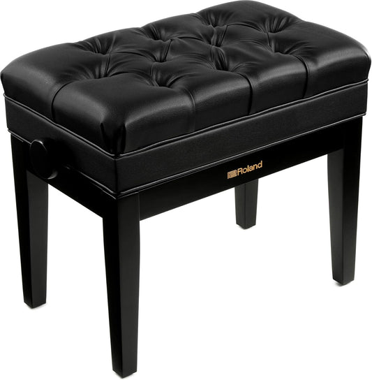 Roland RPB-500BK-US Piano Bench - Black, Adjustable Height