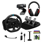 Logitech G923 Racing Wheel Headset Webcam Bundle