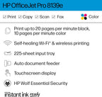HP 40Q51A#B1H OfficeJet Pro 8139e Wireless Color Printer
