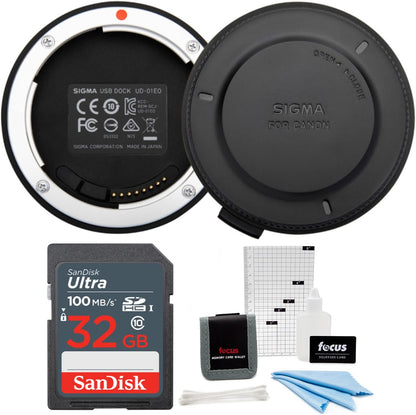 Sigma 973812 USB Dock Canon Lens Bundle
