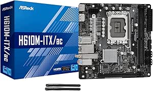 ASRock H610M-ITX/AC LGA1700 Mini-ITX Motherboard