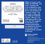 Sony Wheel of Fortune 2020 Day-to-Day Calendar