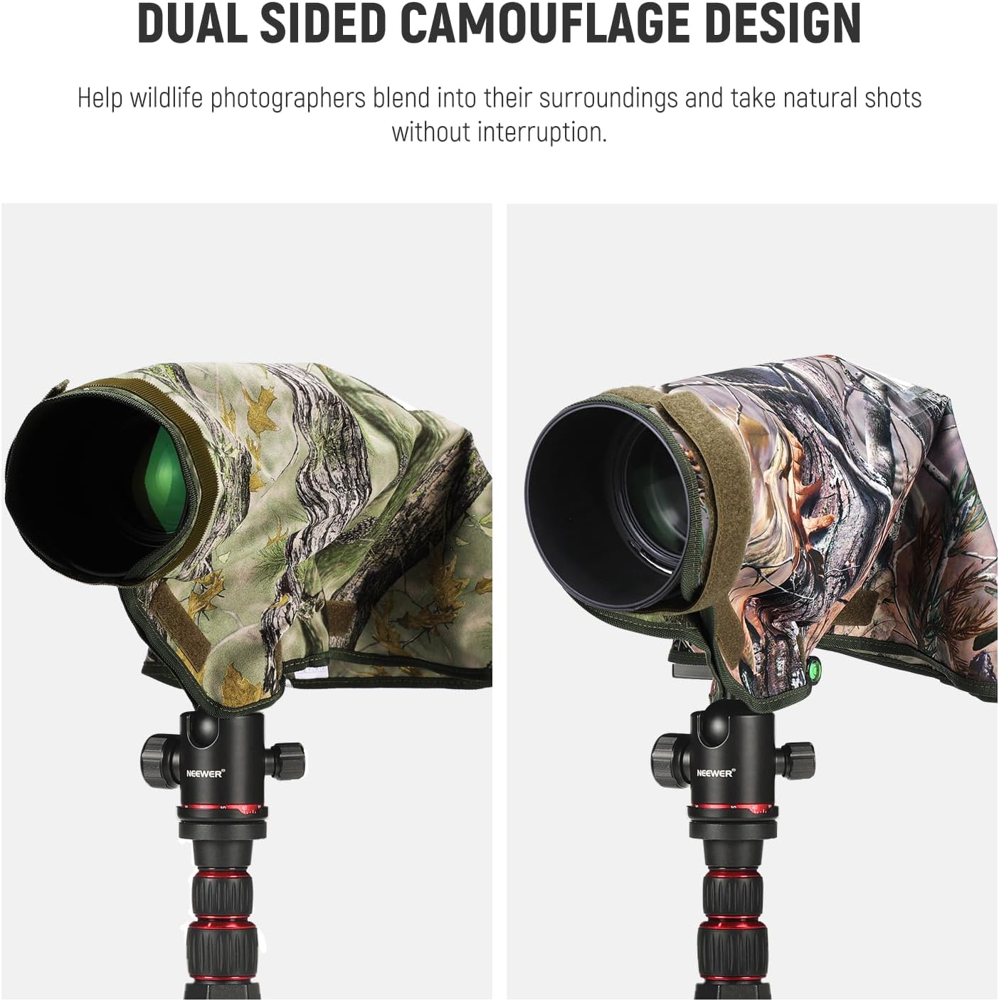 Neewer PB021 Camera Rain Cover Camouflage Medium