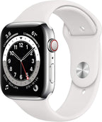 Apple Series 6 44mm Steel Watch GPS Cellular Renewed