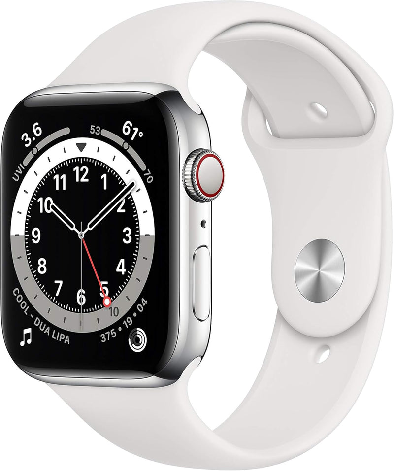 Apple Series 6 44mm Steel Watch GPS Cellular Renewed — main product image