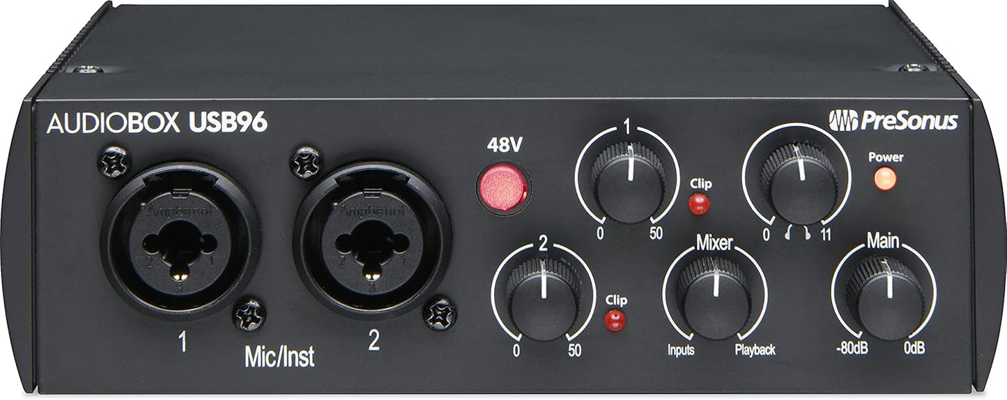 PreSonus AUDIOBOX 96K 25TH USB Audio Interface Studio One Artist