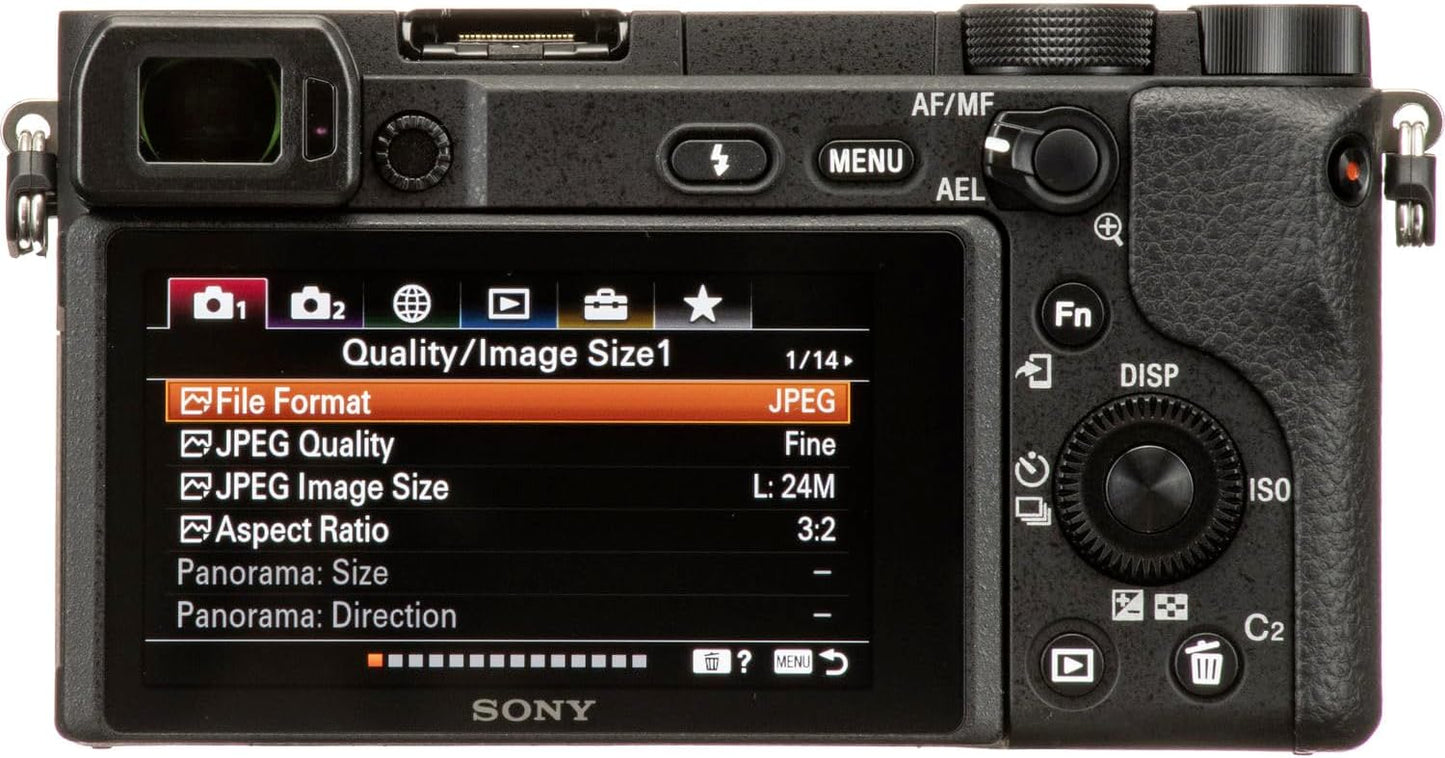 Sony a6400 4K Camera with Lenses Accessory Kit