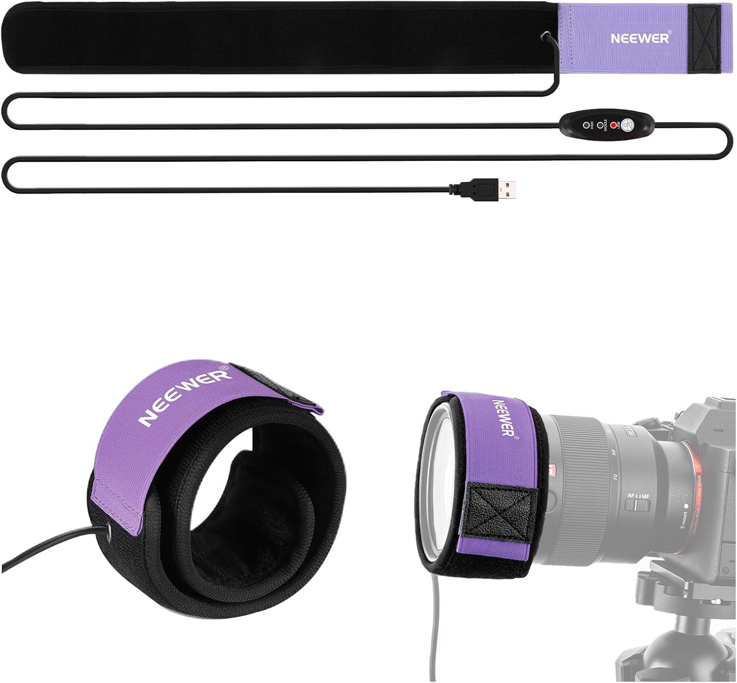 Neewer HW-29 USB Lens Heater 16" DSLR Camera Telescope