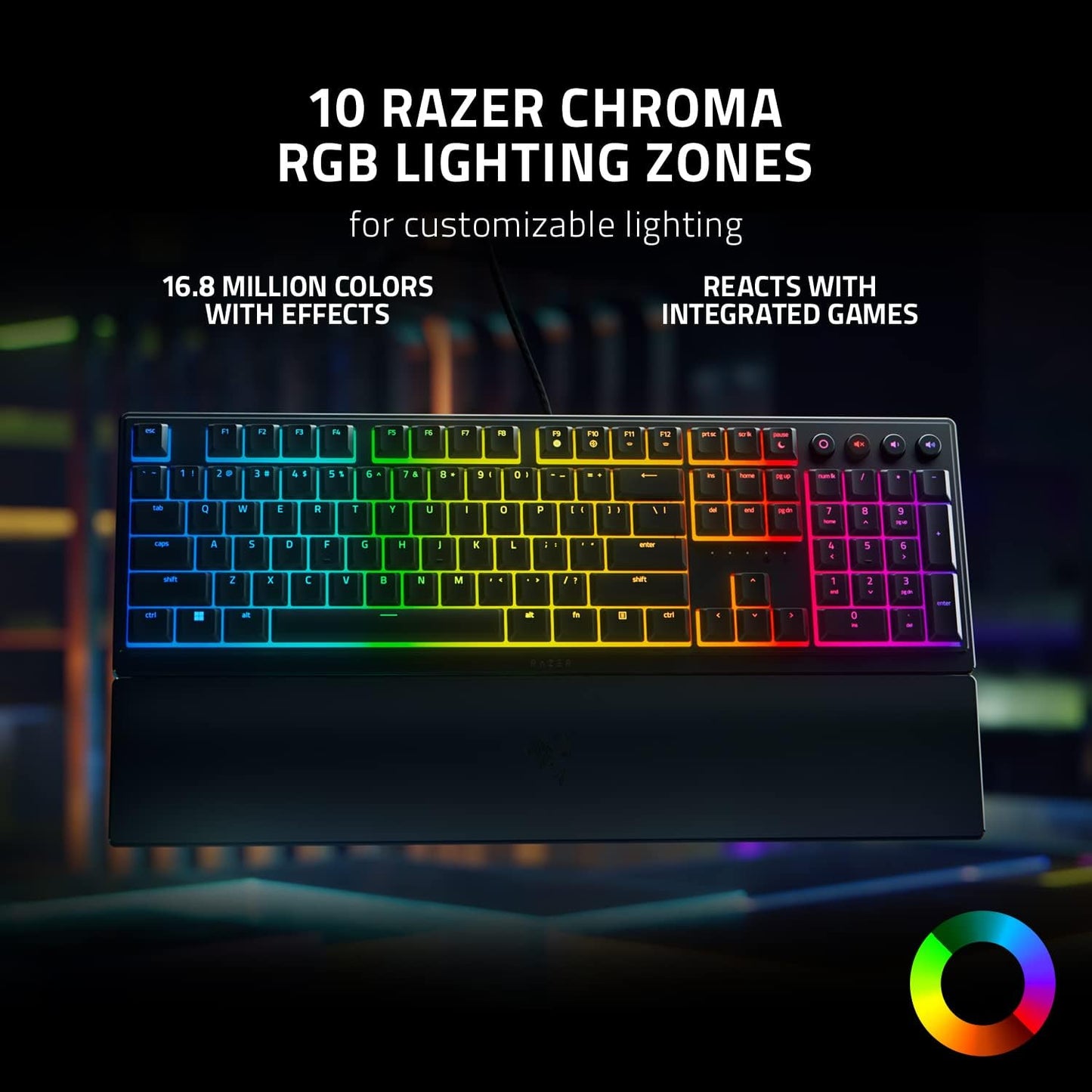 Razer RZ03-04460100-R3M1-cr Ornata V3 Gaming Keyboard Refurbished
