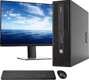 HP EliteDesk 800 G2 SFF i5 Desktop PC (Renewed)