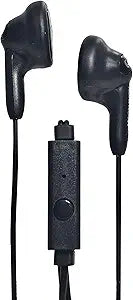 Magnavox MHP4820M-BK Gummy Earbuds - In-Ear with Microphone Black