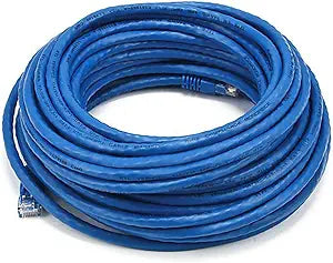 Monoprice 100143 50FT Cat5e Ethernet Cable - Blue