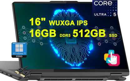 Lenovo Lenovo Yoga 7 16 2-in-1 AI PC - 16-inch Touchscreen Laptop