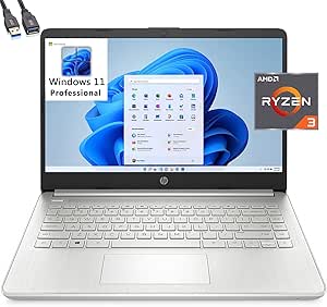 HP 14-fq Ryzen 3 32GB RAM 1TB SSD 15.6-inch Laptop
