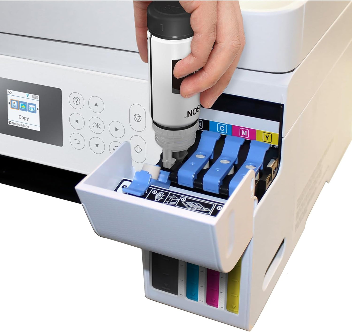 Epson ET-2760 EcoTank Wireless Printer (Renewed)