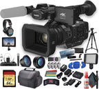 Panasonic 6PANAGUX180GP6 AG-UX180 4K Camcorder Film Maker Bundle