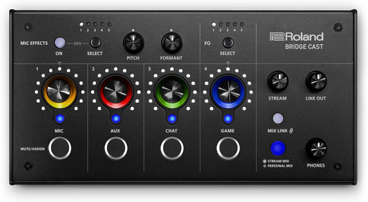 Roland BRIDGE CAST Dual Bus Gaming Mixer USB Interface