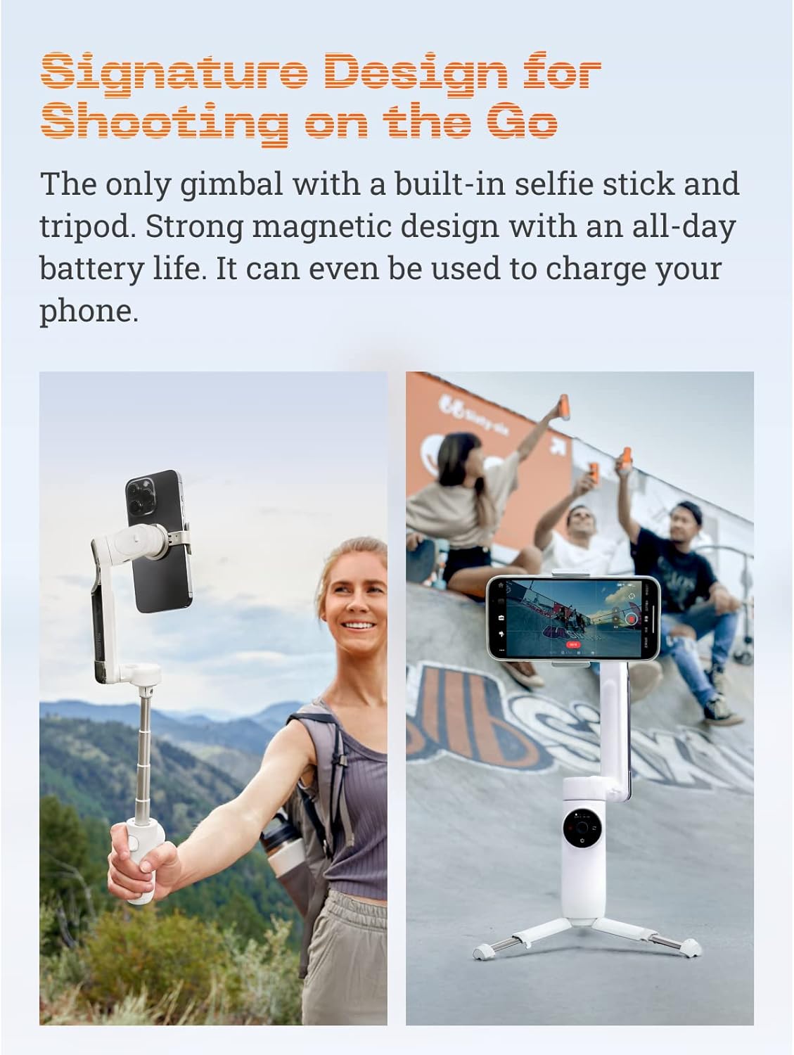 Insta360 CINSABBAOG Flow AI Smartphone Gimbal Stabilizer